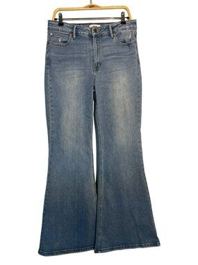 JBD Just Black Denim High-Rise Flared Jeans Light Wash Size 31